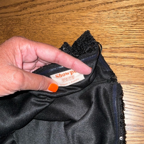 Showpo Black Sequin Straight Leg Jumpsuit - Picture 7 of 10